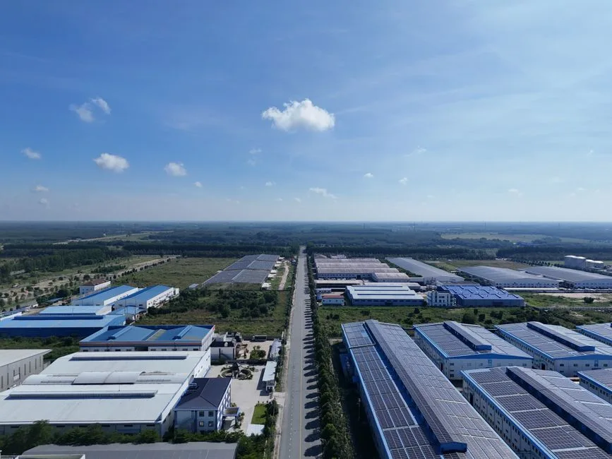 Entrepôt de panneaux solaires