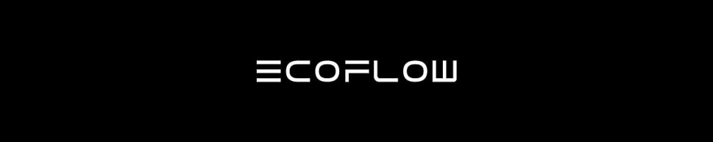 Logo Ecoflow, marque de référence de générateurs solaires 